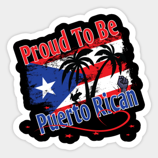 Proud To Be Puerto Rican National Hispanic Heritage Month Gifts Sticker
